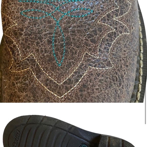 Ariat Fatbaby Leopard Cowboy Boot. 7.5 - Picture 5 of 9